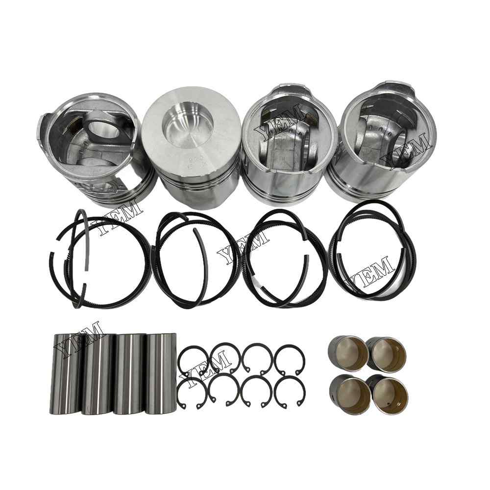 YEM Parts 4PCS For Mitsubishi Piston and Ring set S4F Engine Spare Parts For Mitsubishi