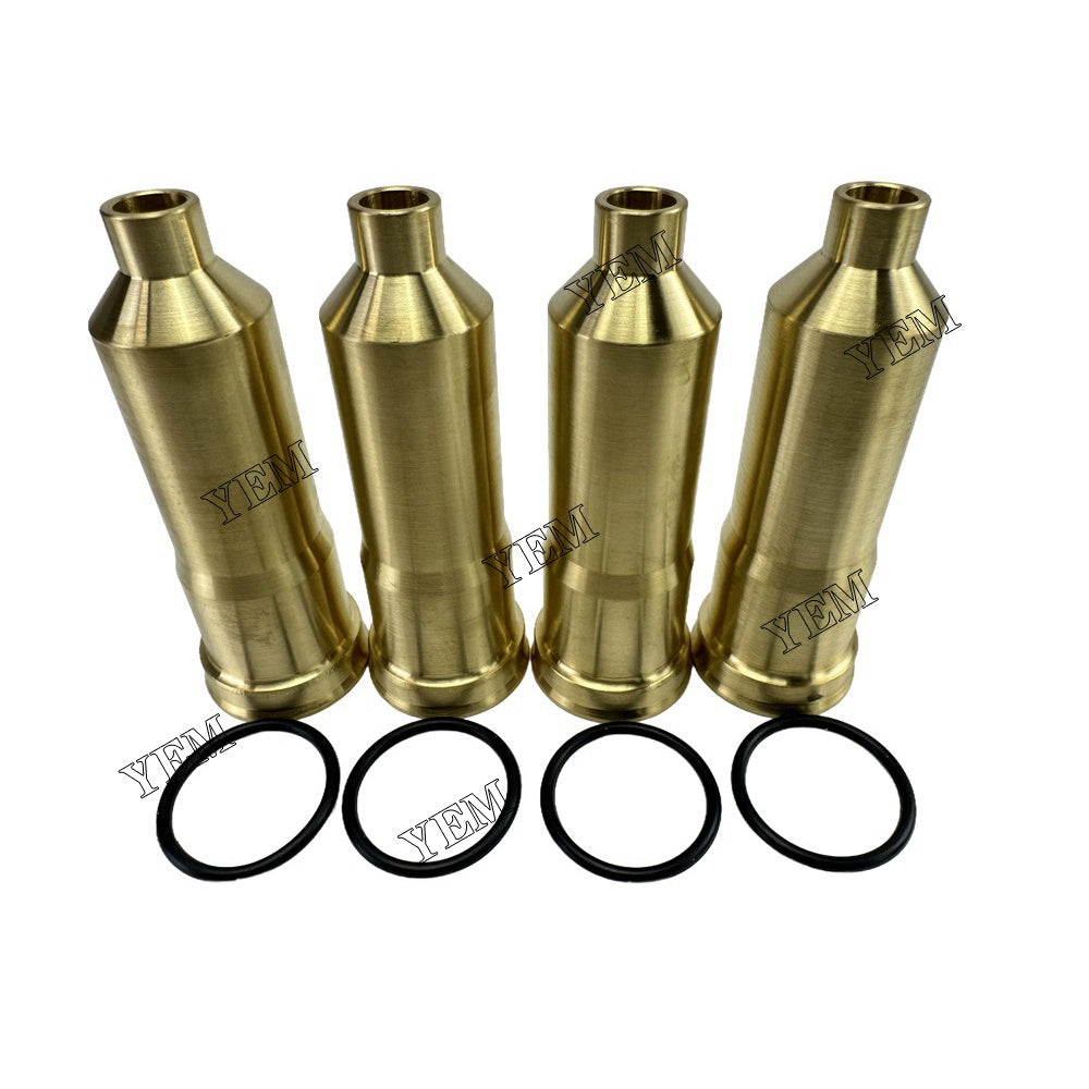YEM Parts 4PCS Part Number 8-97602301-1 Fuel Injector Nozzle sleeve For Isuzu 4HK1 Engine