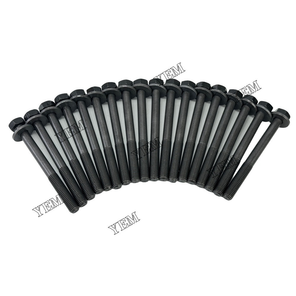YEM Parts For Isuzu Head Bolt Set 4JJ1 Engine John Deere Construction 135G excavator