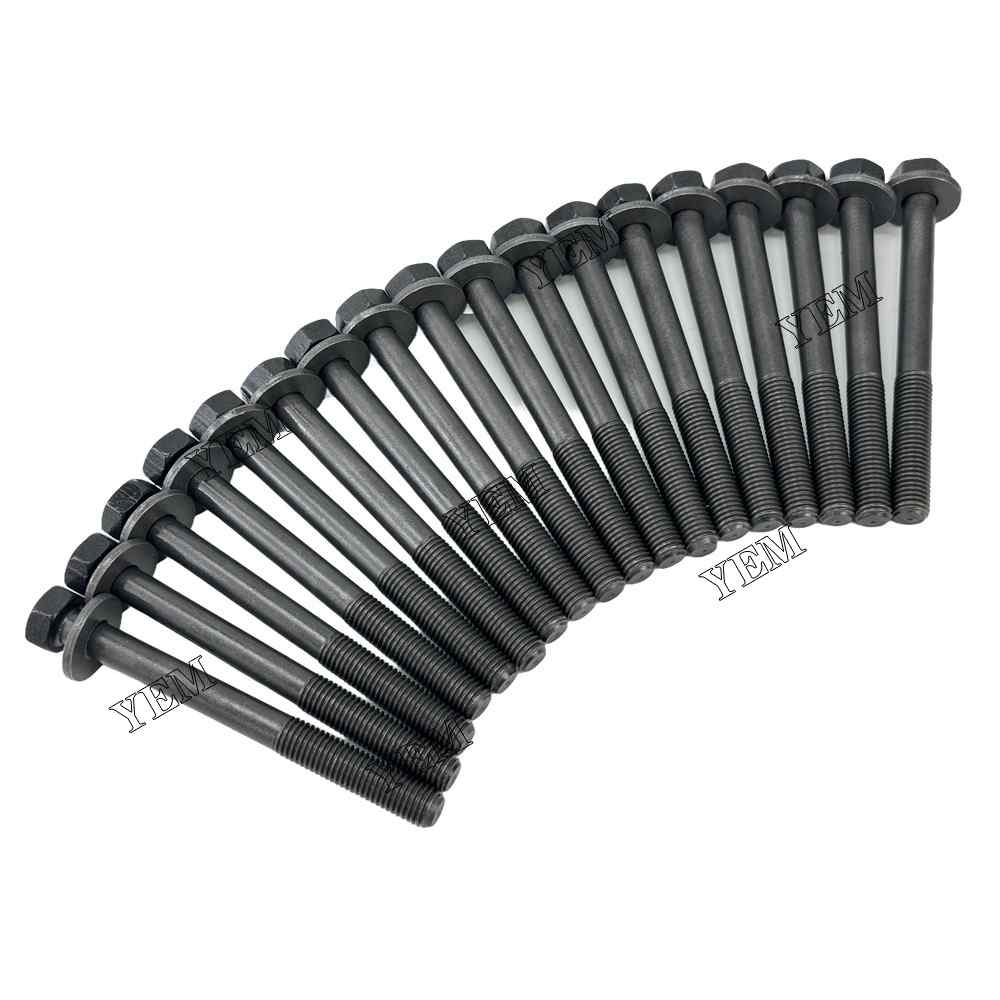 YEM Parts For Isuzu Head Bolt Set 4JJ1 Engine John Deere Construction 135G excavator For Isuzu