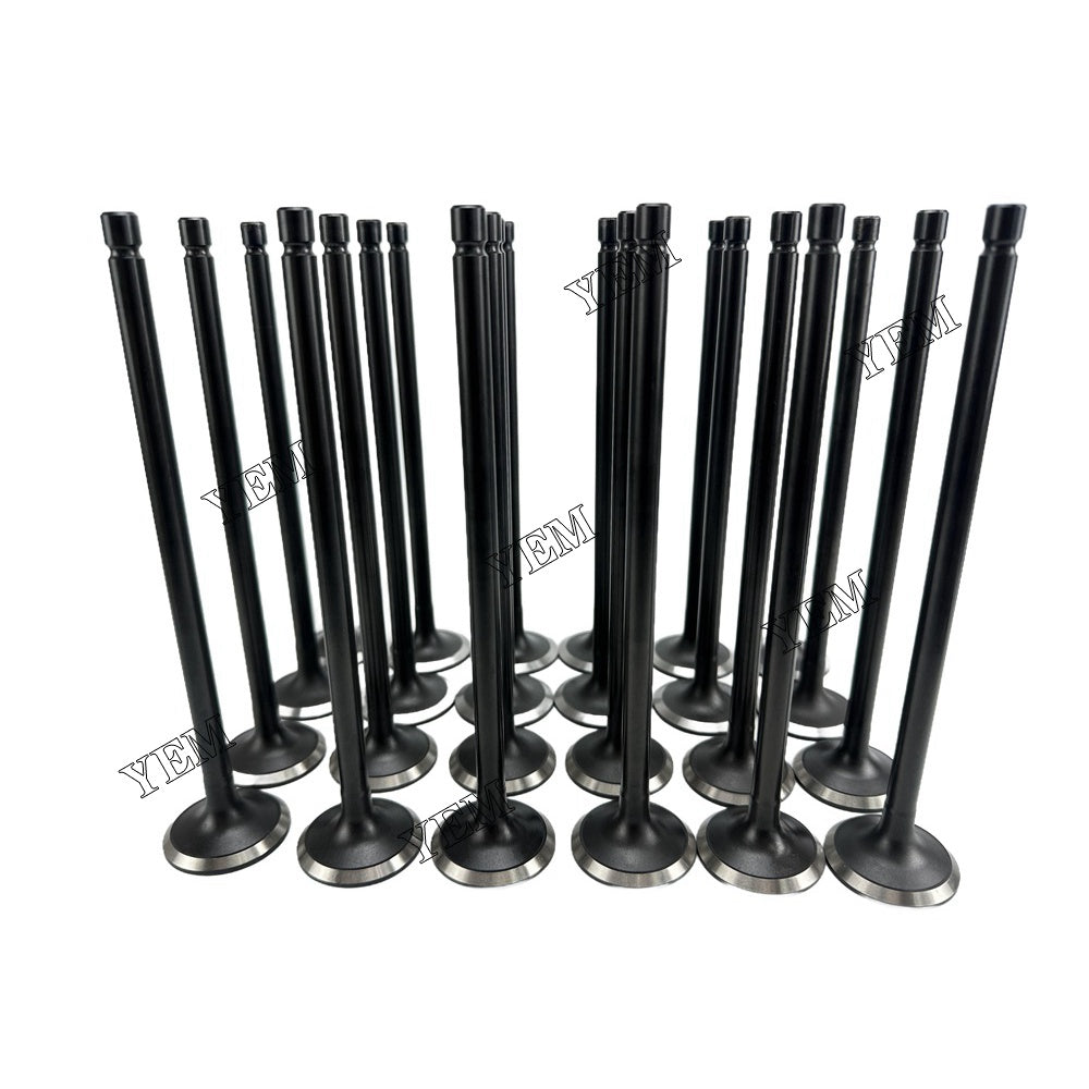 YEM Parts For Hyundai Intake and exhaust valves D6CA Engine Spare Parts