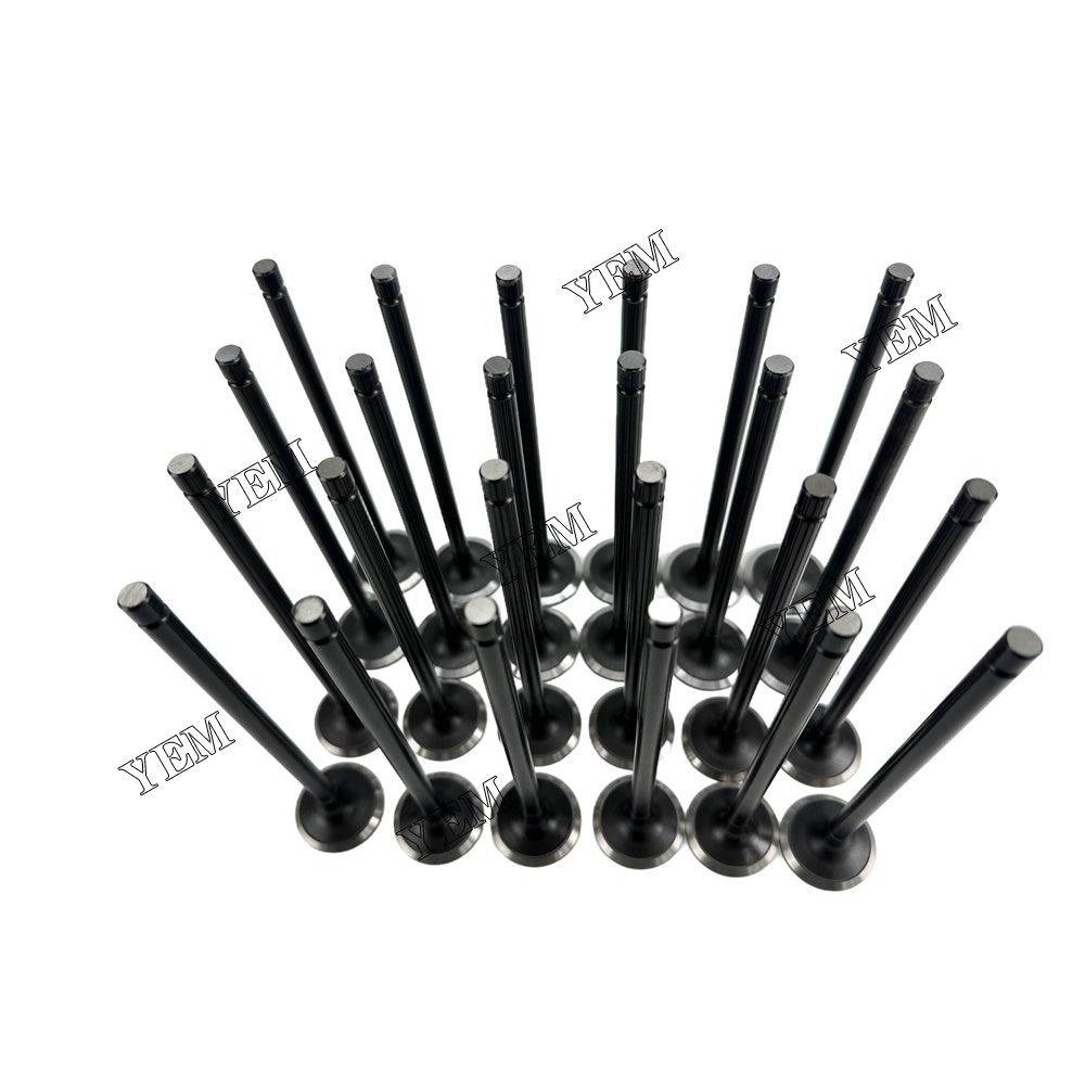 YEM Parts For Hyundai Intake and exhaust valves D6CB Engine Spare Parts