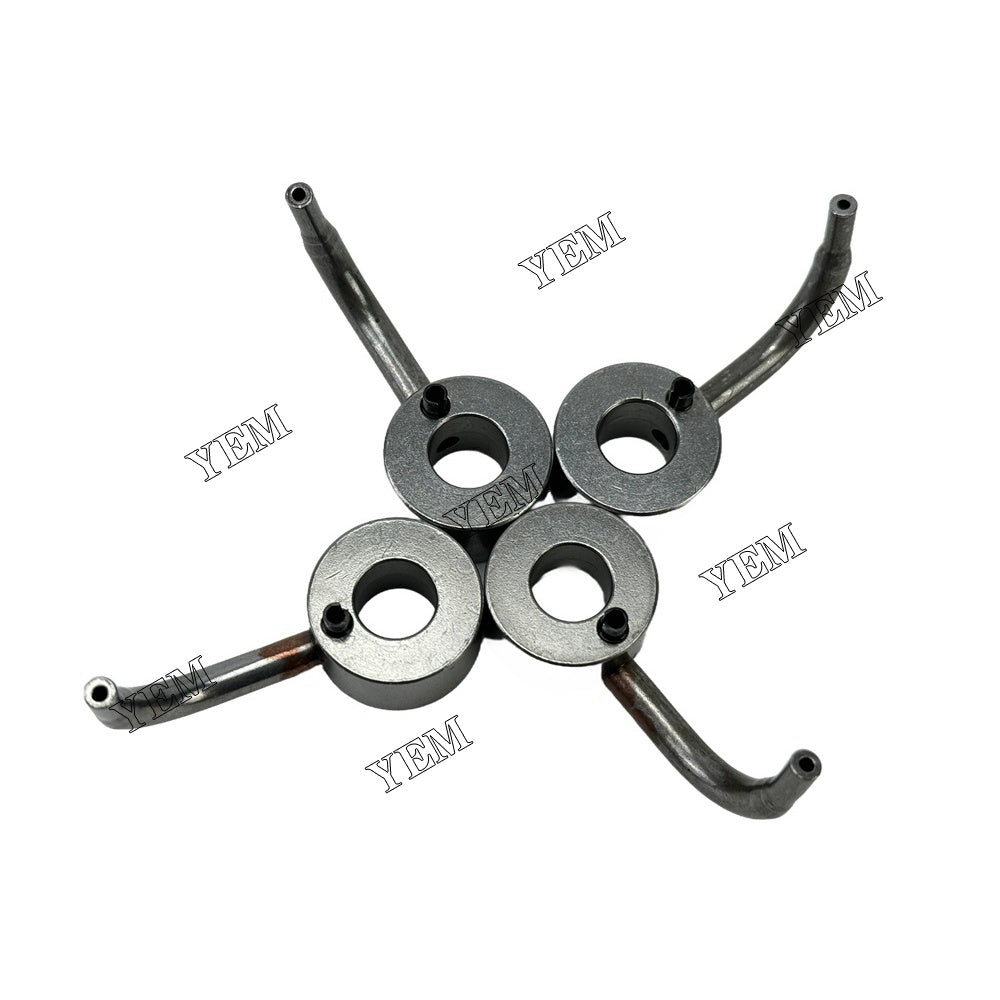 YEM Parts 4PCS 3531P003 3531P004 293176A1 Oil Cooling Nozzle For Perkins 1004-4T Engine For Perkins
