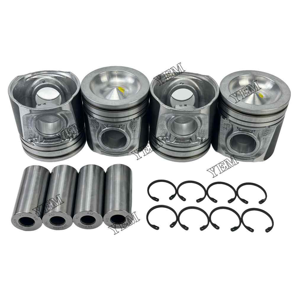 YEM Parts 4PCS3135M15160878-652721332I Pistons STD For Perkins 1104D-E44TA Engine For Perkins