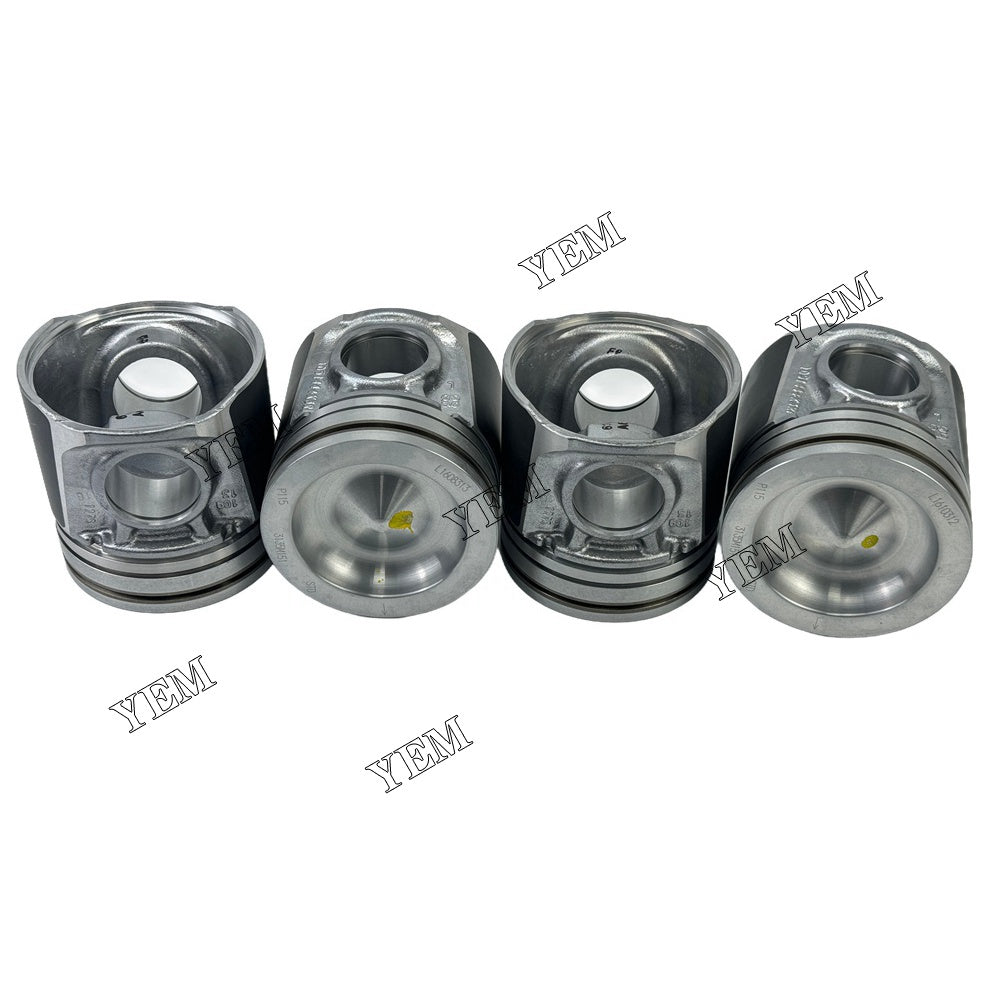 YEM Parts 4PCS3135M15160878-652721332I Pistons STD For Perkins 1104D-E44TA Engine For Perkins