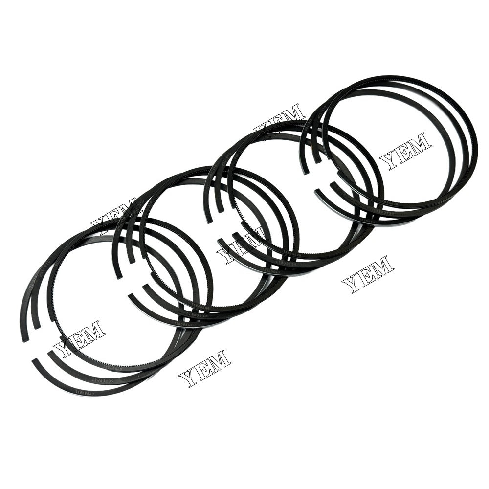 YEM Parts 4PCS Part Number UPRK0005 Piston Ring STD Size For Perkins 1104D-E44TA Engine For Perkins