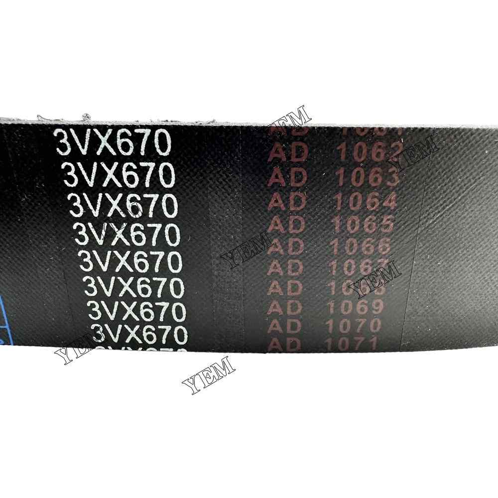 YEM Parts 6925914 Fan Belt for Bobcat Excavator Tractor Engine For Bobcat