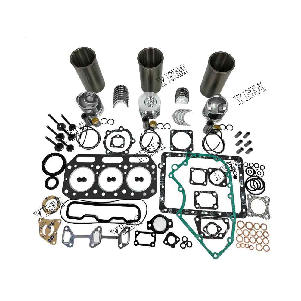 YEM Parts 3T75HA Overhaul Rebuild Kit With Gasket Bearing Valve Set For Yanmar