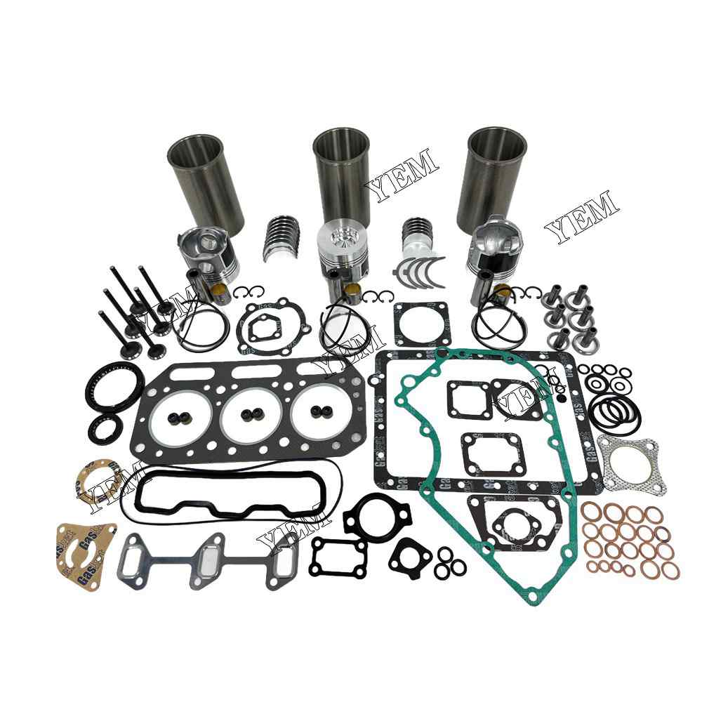 YEM Parts 3T75HA Overhaul Rebuild Kit With Gasket Set Bearing-Valve Train For Yanmar