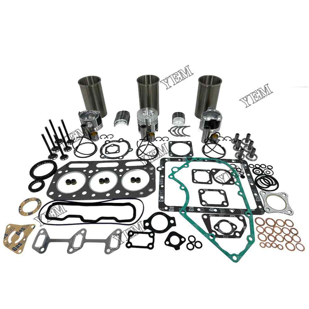 YEM Parts 3T75HA Overhaul Rebuild Kit With Gasket Set Bearing-Valve Train For Yanmar For Yanmar