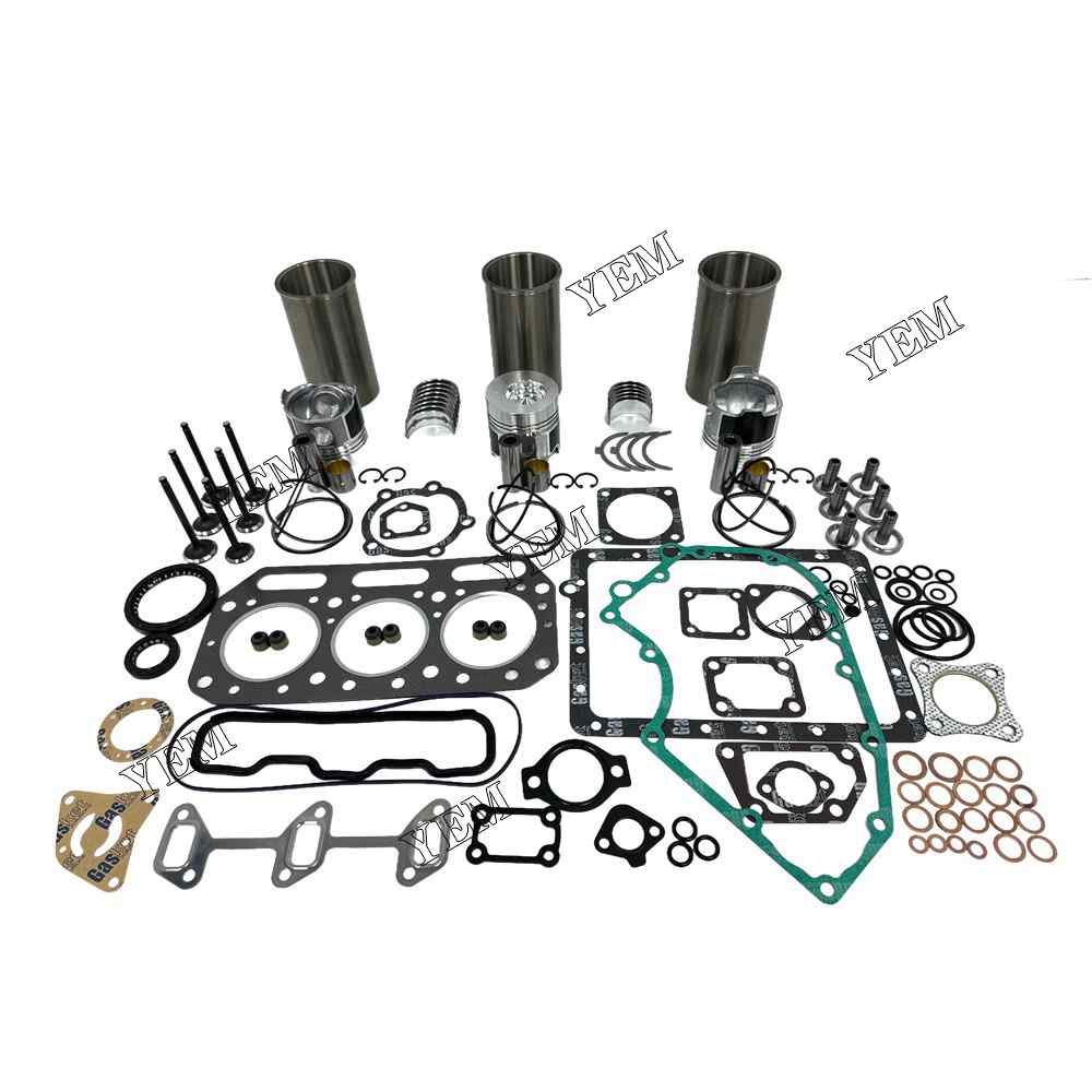 YEM Parts 3T75HA Overhaul Rebuild Kit With Gasket Set Bearing-Valve Train For Yanmar For Yanmar