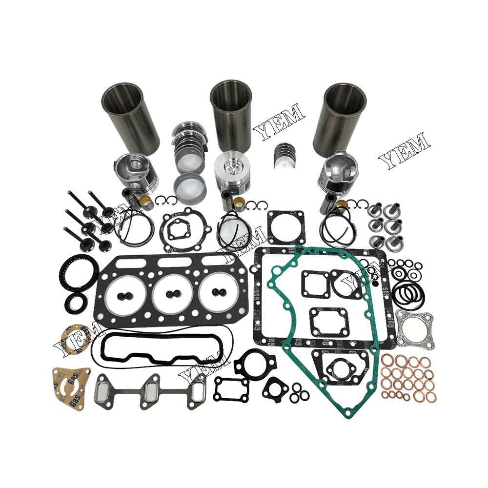 YEM Parts 3T75HA Overhaul Rebuild Kit With Gasket Set Bearing-Valve Train For Yanmar For Yanmar