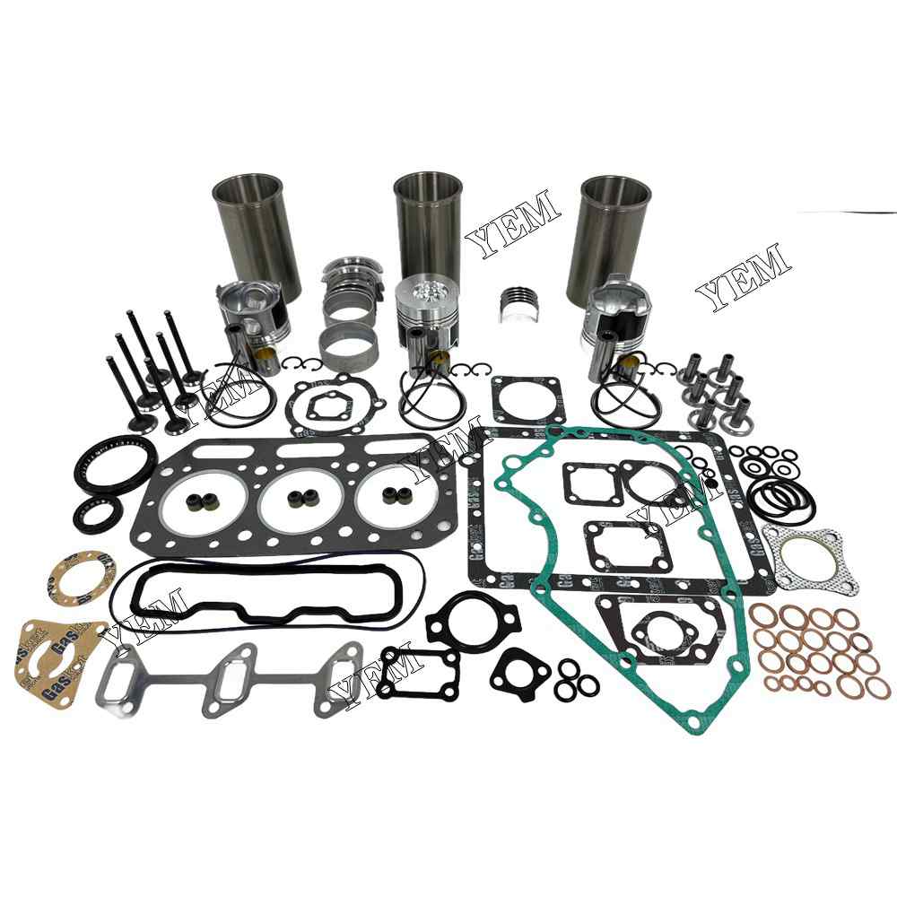 YEM Parts 3T75HA Overhaul Rebuild Kit With Gasket Set Bearing-Valve Train For Yanmar For Yanmar