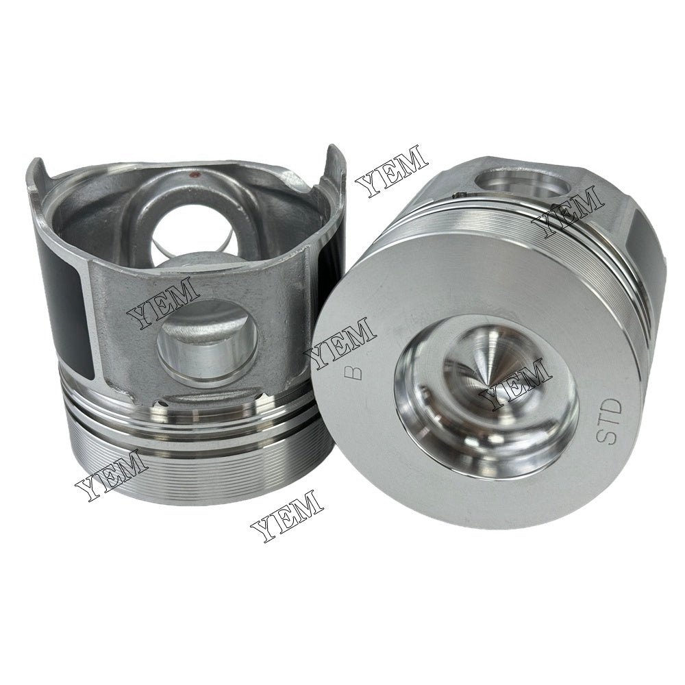 YEM Parts 3PCS For Yanmar Pistons STD 3T75HA Engine Spare Parts For Yanmar