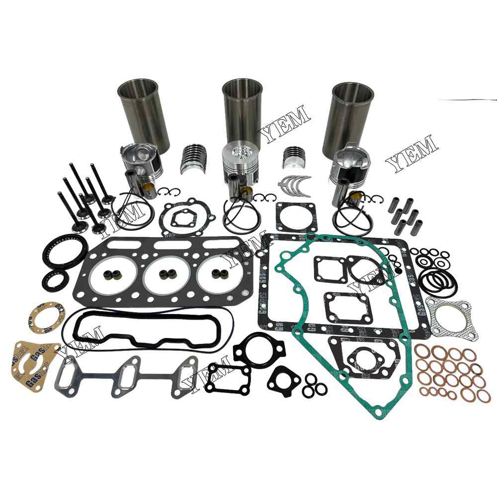 YEM Parts 3T75 3T75HLE Overhaul Rebuild Kit With Gasket Bearing Valve Set For Yanmar