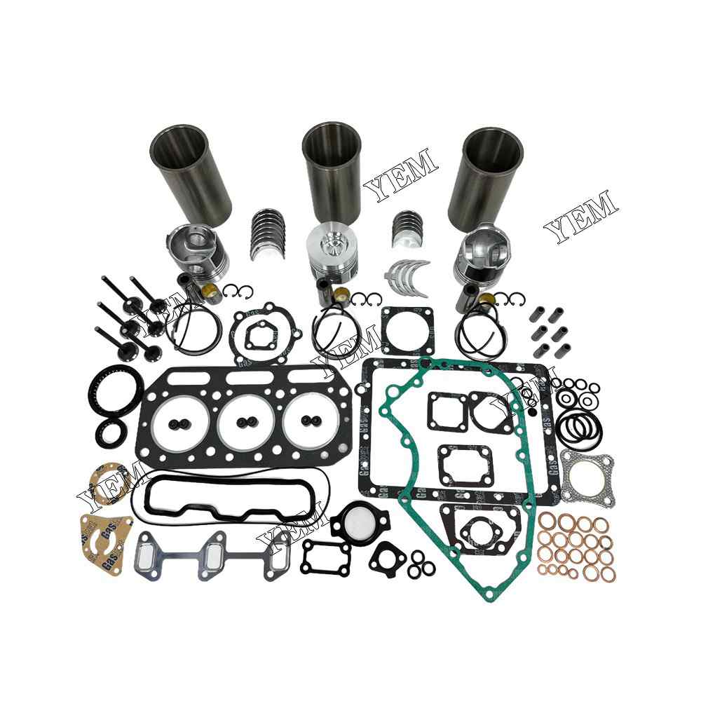 YEM Parts 3T75 3T75HLE Overhaul Rebuild Kit With Gasket Bearing Valve Set For Yanmar For Yanmar