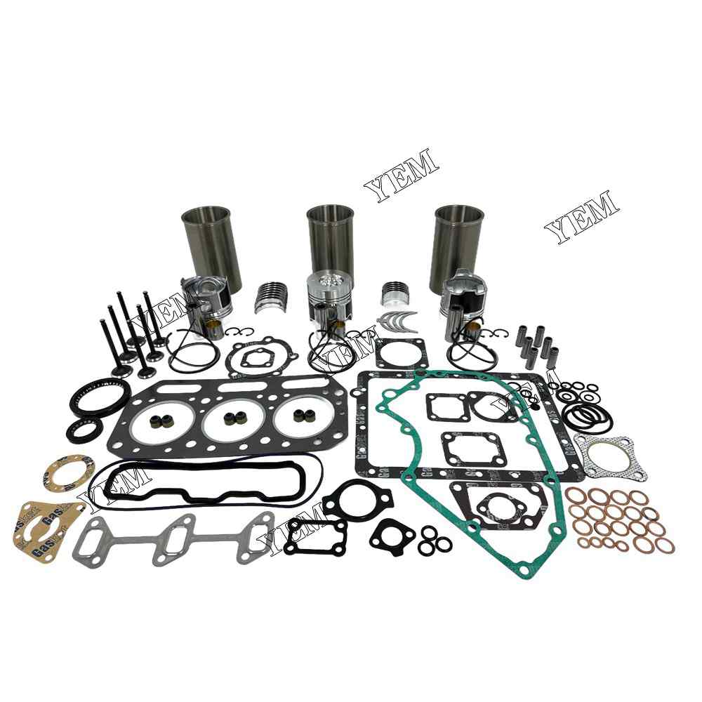 YEM Parts 3T75 3T75HLE Overhaul Rebuild Kit With Gasket Bearing Valve Set For Yanmar For Yanmar