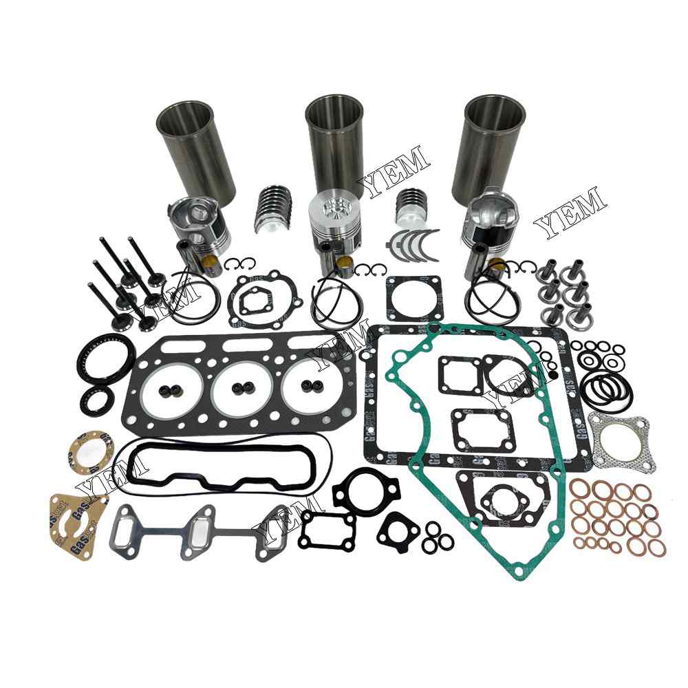 YEM Parts 3T75HLE Overhaul Rebuild Kit With Gasket Set Bearing-Valve Train For Yanmar