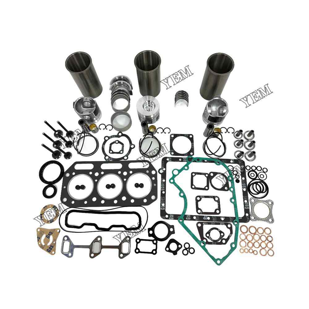 YEM Parts 3T75HLE Overhaul Rebuild Kit With Gasket Set Bearing-Valve Train For Yanmar For Yanmar