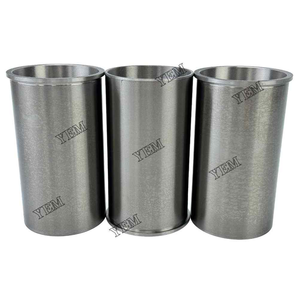 YEM Parts 3PCS For Yanmar Cylinder Liner Sleeve 3T75HLE Engine Spare Parts
