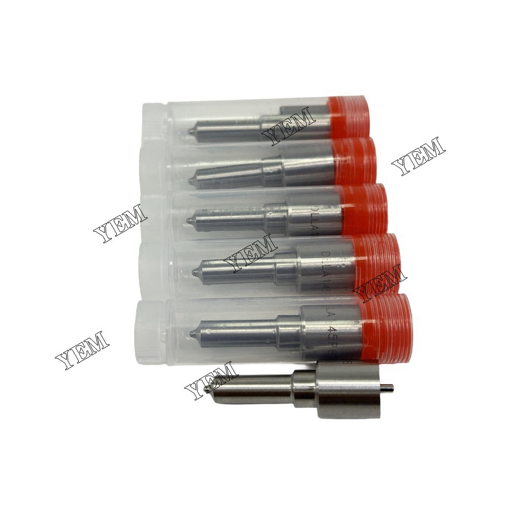 YEM Parts 6PCS Part Number DLLA145P606 Fuel Nozzle For Komatsu 6D102 Engine For Komatsu