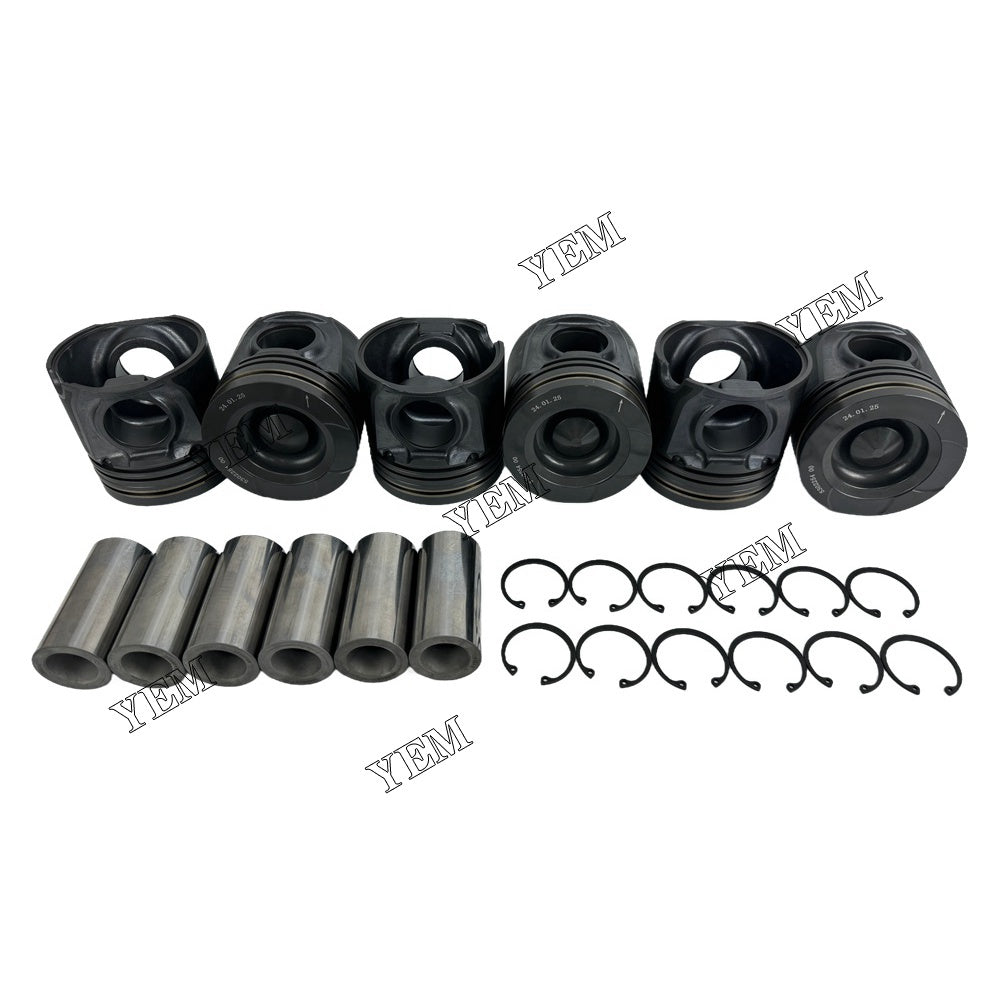 YEM Parts Part Number 5302254 Pistons STD For Cummins 6L Engine For Cummins