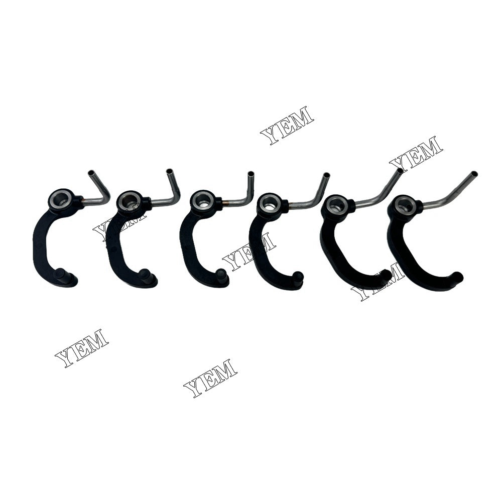 YEM Parts 6PCS Part Number 3080708 045035 Oil Cooling Nozzle For Cummins ISM11 Engine For Cummins