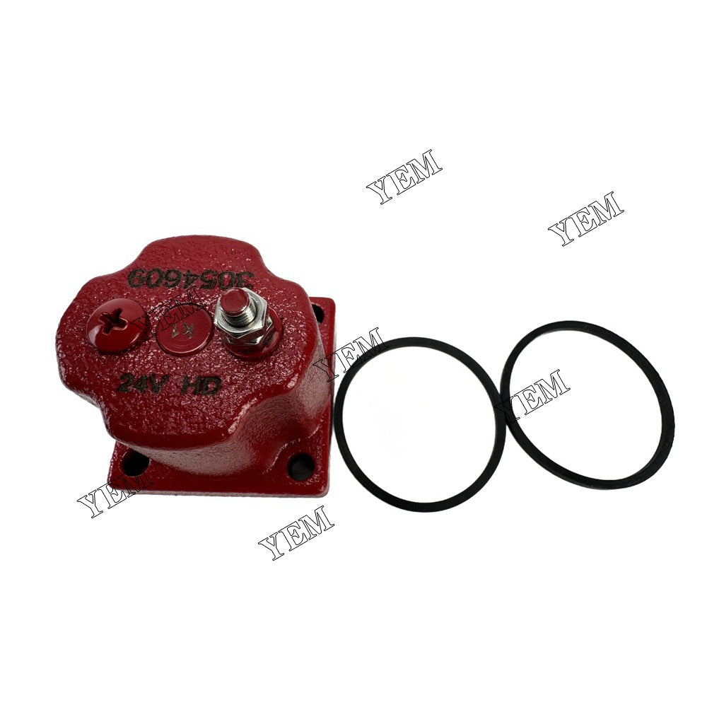 YEM Parts 3054609 Solenoid Valve for Cummins K19 Engine Fit Industrial Diesel Engine For Cummins