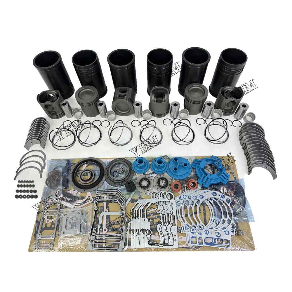 YEM Parts KTA19 Overhaul Rebuild Kit With Gasket Set Bearing 4910463 For Cummins For Cummins
