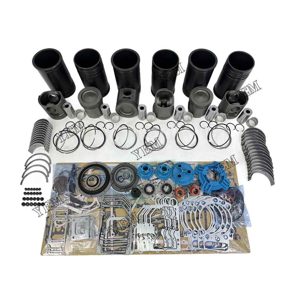 YEM Parts KTA19 Overhaul Rebuild Kit With Gasket Set Bearing 4910463 For Cummins For Cummins