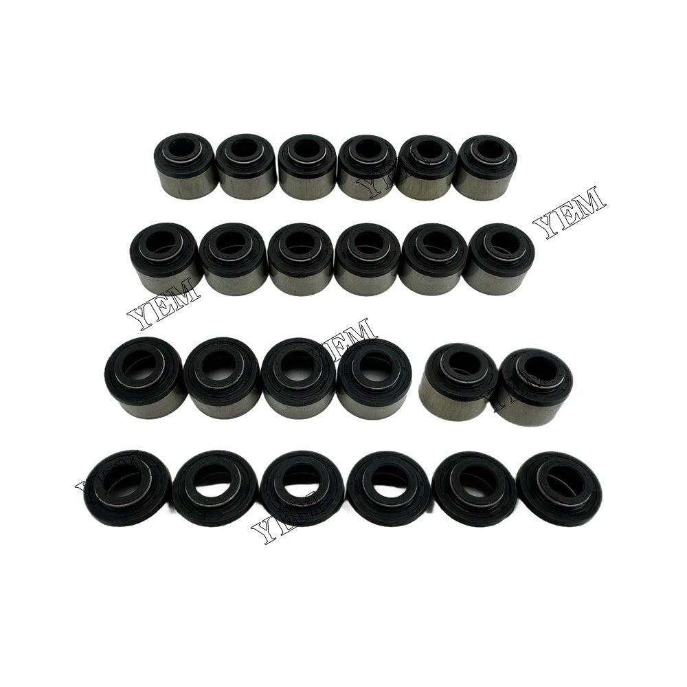 YEM Parts 24 PC Part Number KTA19 QSK19 Valve Oil Seal For Cummins KTA19 QSK19 Engine For Cummins