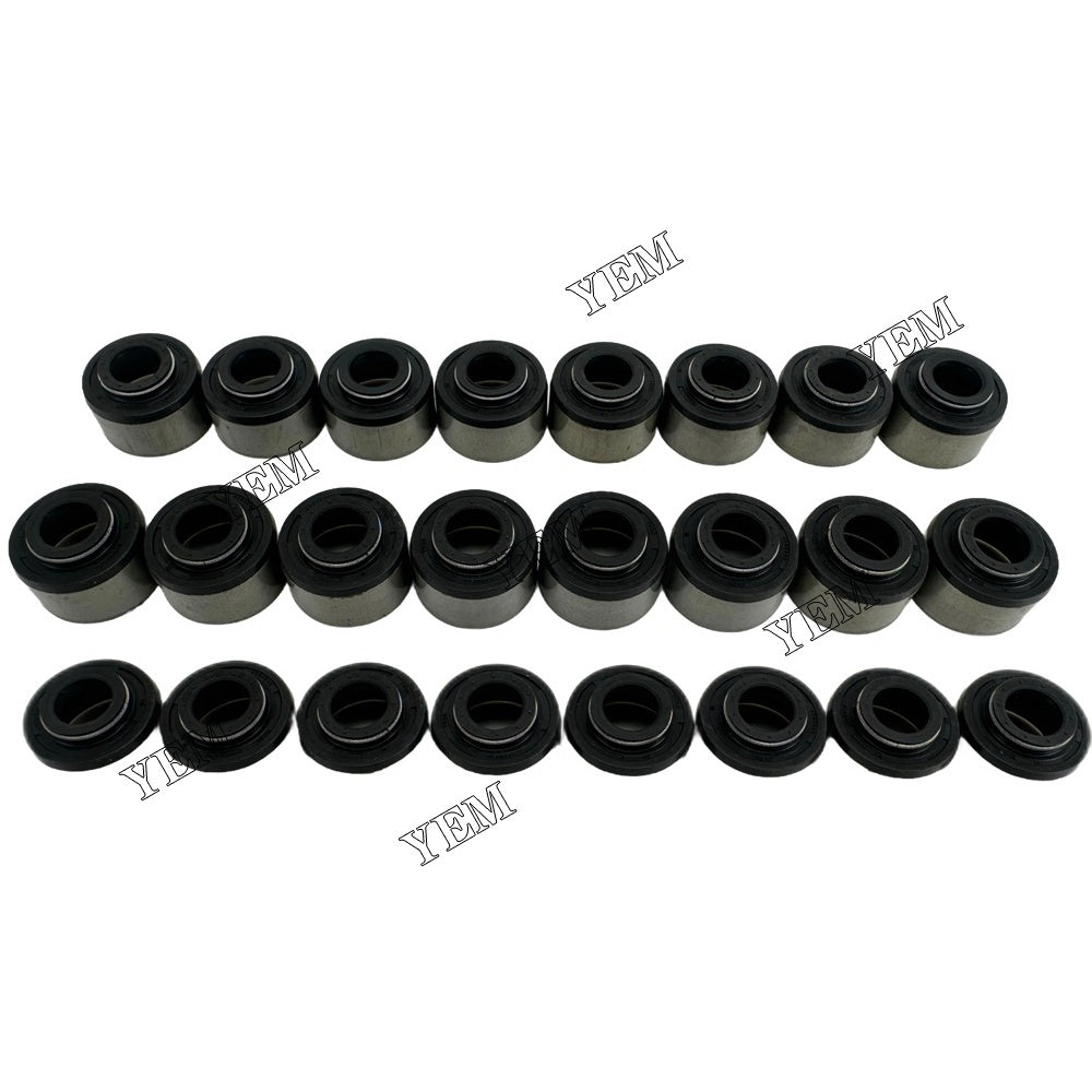 YEM Parts 24 PC Part Number KTA19 QSK19 Valve Oil Seal For Cummins QSK19 Engine For Cummins