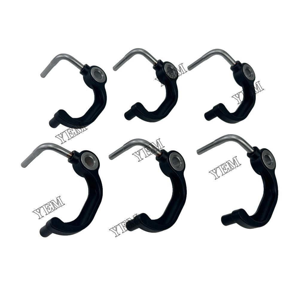 YEM Parts 6PCS Part Number 3080708 045035 Oil Cooling Nozzle For Cummins QSM11 Engine For Cummins