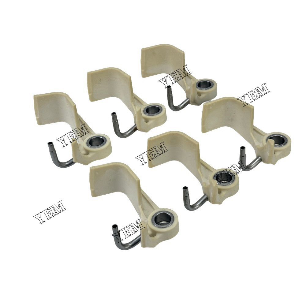 YEM Parts 6PCS3687058 3412860 3680496 Oil Cooling Nozzle For Cummins QSX15 Engine
