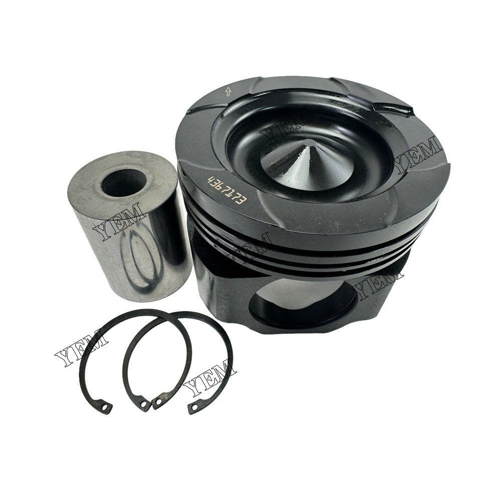 YEM Parts 4367173 Pistons STD For Cummins QSX15 Engine Hyundai R 800 LC-9 A excavator For Cummins