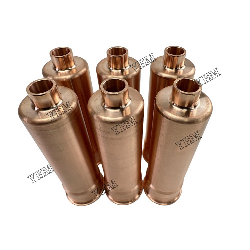 YEM Parts 6PCS For Doosan Fuel Injector Nozzle sleeve D2366 Engine Spare Parts For Doosan