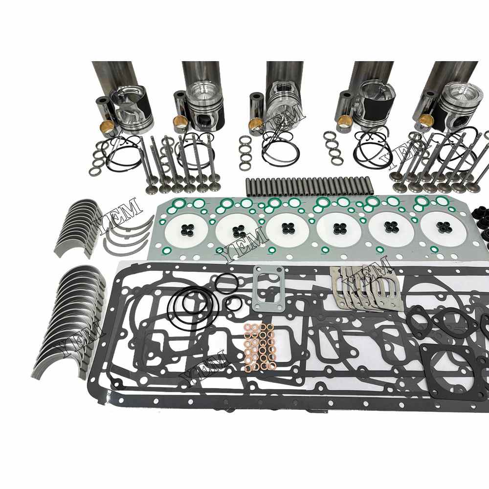 YEM Parts DL06 Overhaul Rebuild Kit 0239A With Gasket Set Bearing-Valve Train For Doosan