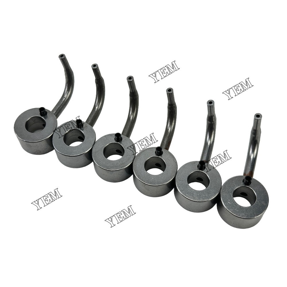 YEM Parts 6PCS T3861A027 3536V001 Oil Cooling Nozzle For Caterpillar 3056 Engine