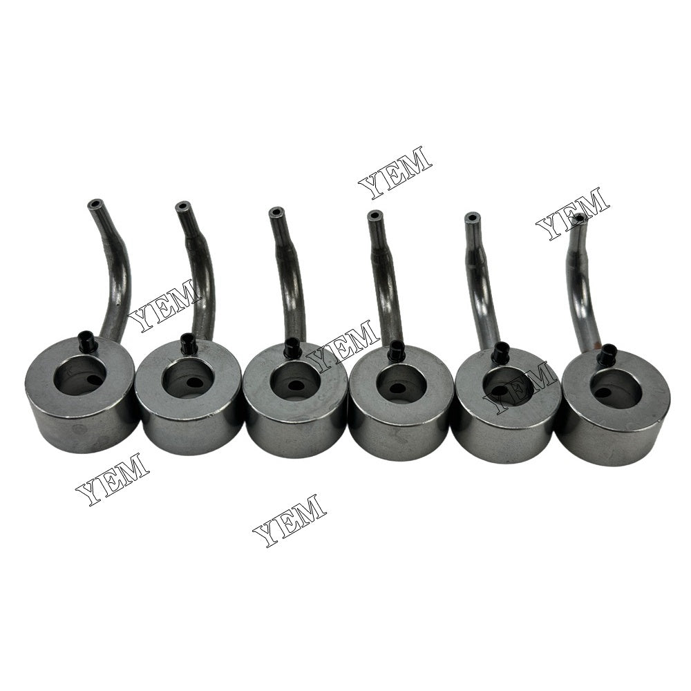 YEM Parts 6PCS T3861A027 3536V001 Oil Cooling Nozzle For Caterpillar 3056 Engine For Caterpillar