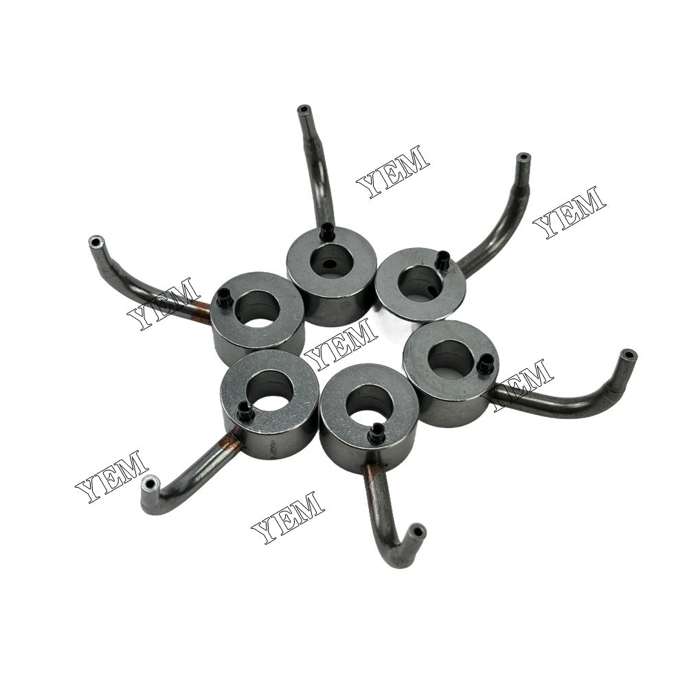 YEM Parts 6PCS T3861A027 3536V001 Oil Cooling Nozzle For Caterpillar 3056 Engine For Caterpillar