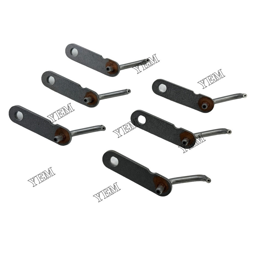 YEM Parts 6PCS4P2457 7C2171 7C4467 Oil Cooling Nozzle For Caterpillar 3114 Engine For Caterpillar