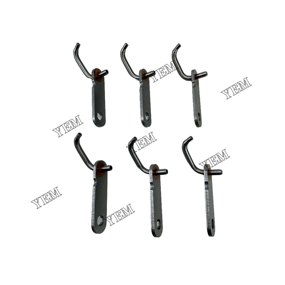 YEM Parts 6PCS4P2457 7C2171 7C4467 Oil Cooling Nozzle For Caterpillar 3116 Engine For Caterpillar