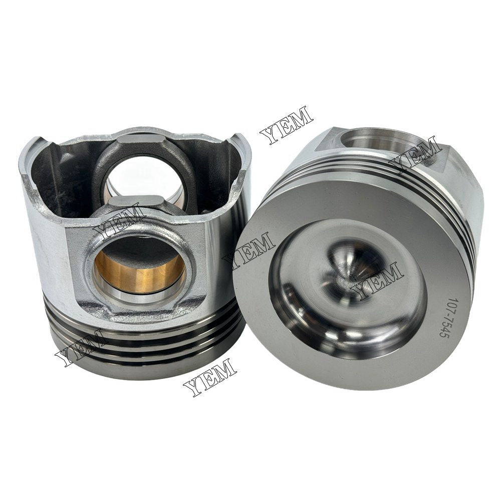 YEM Parts Part Number 238-2716 107-7545 Pistons STD For Caterpillar 3116 Engine