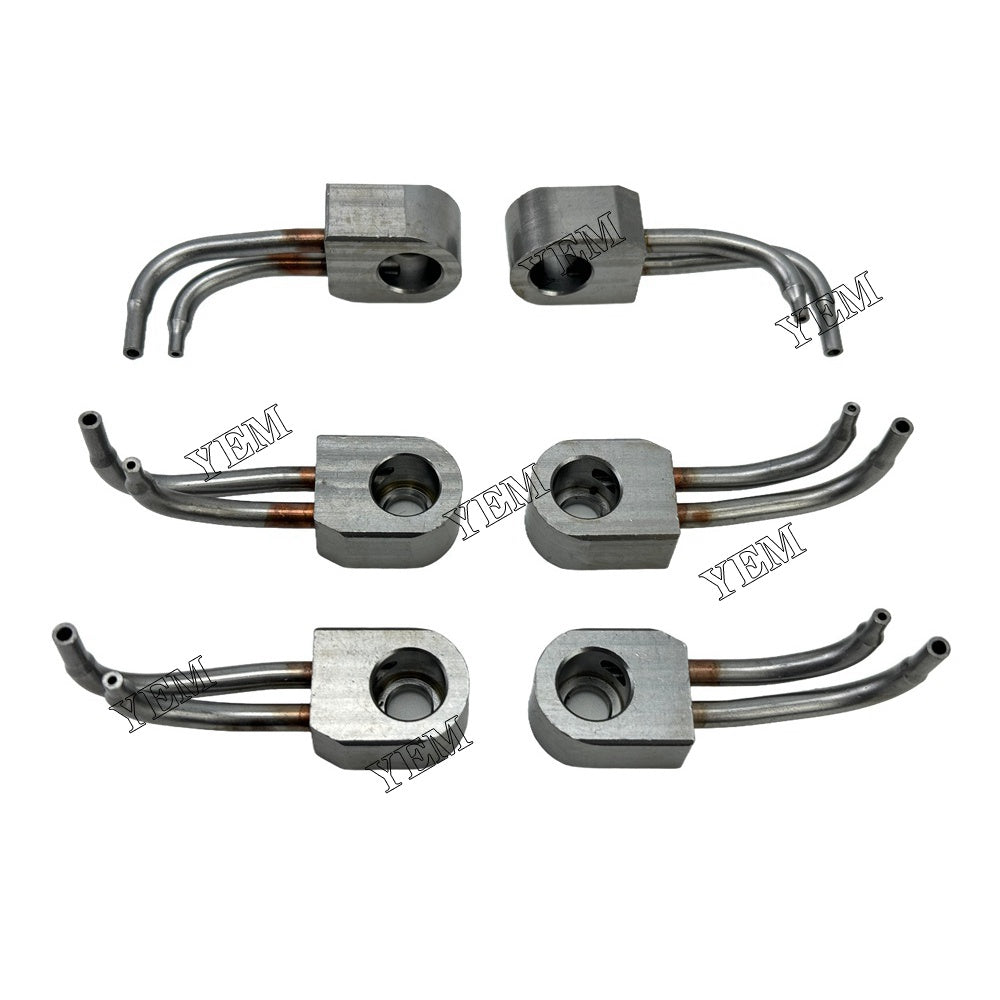 YEM Parts 6PCS Part Number 2266478 2767222 Oil Cooling Nozzle For Caterpillar C13 Engine
