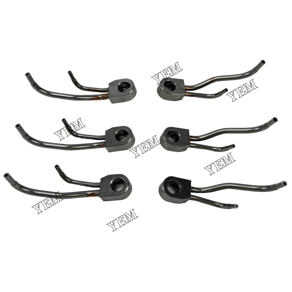 YEM Parts 6PCS2748359 Oil Cooling Nozzle For Caterpillar C15 C16 C18 3406 Engine