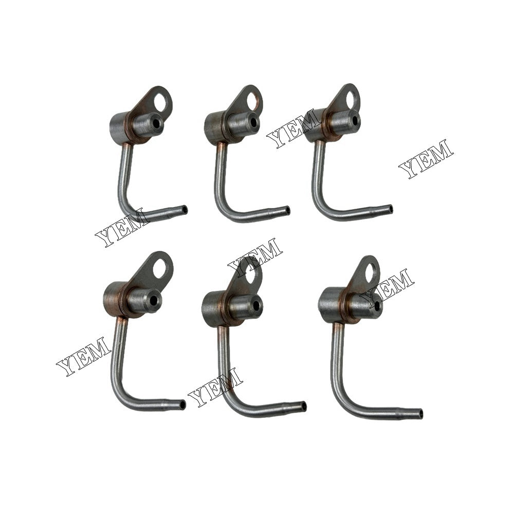 YEM Parts 6PCS Part Number 2765605 Oil Cooling Nozzle For Caterpillar C6.6 Engine