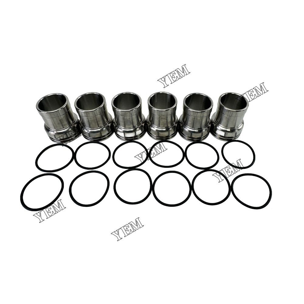 YEM Parts 6PCS227-1200 Fuel Injector Nozzle sleeve For Caterpillar C7 C9 Engine