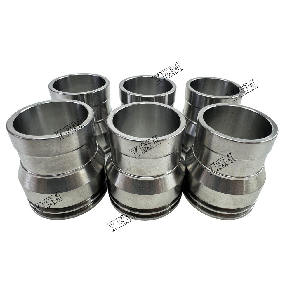 YEM Parts 6PCS Part Number 227-2911 Fuel Injector Nozzle sleeve For Caterpillar C7 Engine For Caterpillar