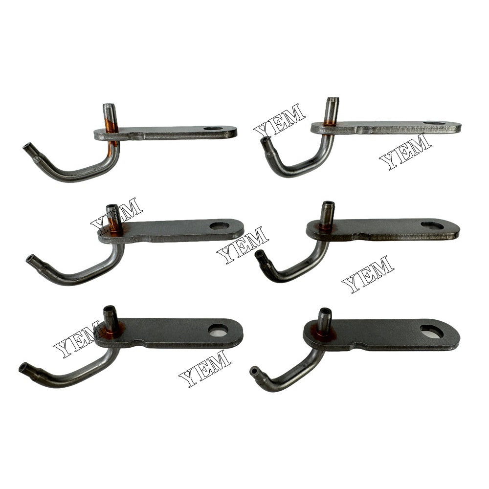 YEM Parts 6PCS Part Number 1355970 1077638 Oil Cooling Nozzle For Caterpillar C7 Engine For Caterpillar