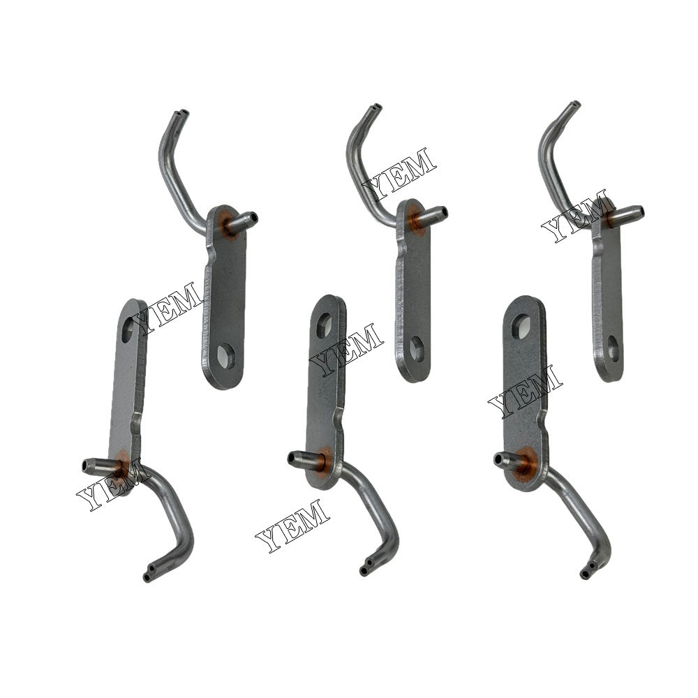 YEM Parts 6PCS 2802748 280-2748 1979364 Oil Cooling Nozzle For Caterpillar C7 Engine